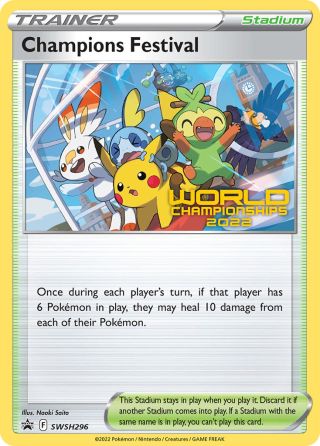 Champions Festival SWSH296/307 — SWSH Black Star Promos Pokémon card