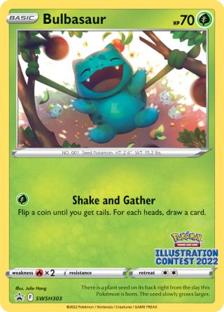 Bulbasaur SWSH303/307 — SWSH Black Star Promos Pokémon card