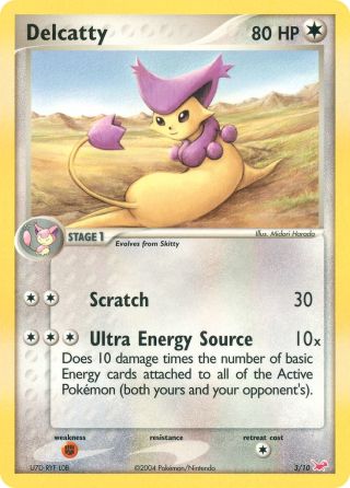 Delcatty 3/10 — EX Trainer Kit Latias Pokémon card