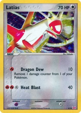 Latias 4/10 — EX Trainer Kit Latias Pokémon card