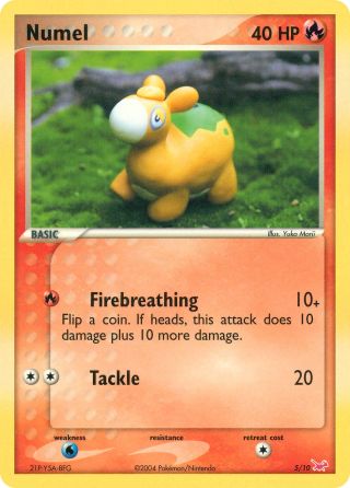 Numel 5/10 — EX Trainer Kit Latias Pokémon card