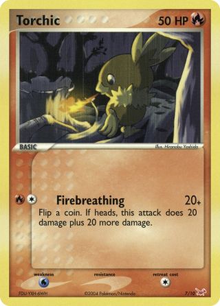 Torchic 7/10 — EX Trainer Kit Latias Pokémon card