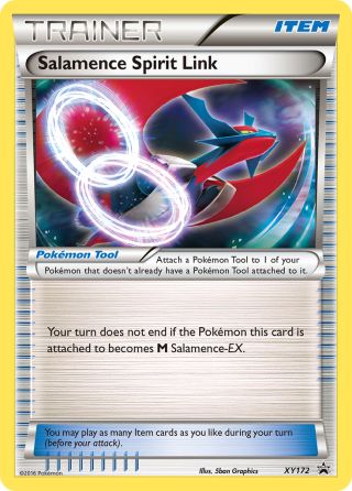 Salamence Spirit Link XY172/211 — XY Black Star Promos Pokémon card
