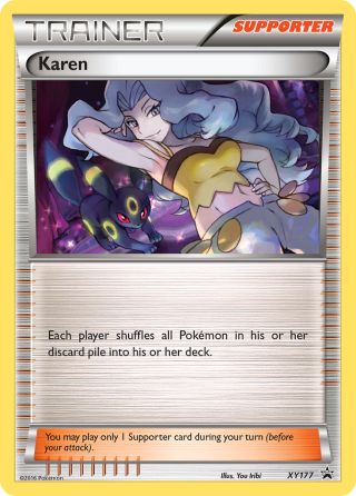 Karen XY177/211 — XY Black Star Promos Pokémon card
