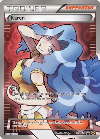 Karen XY177a/211 — XY Black Star Promos Pokémon card