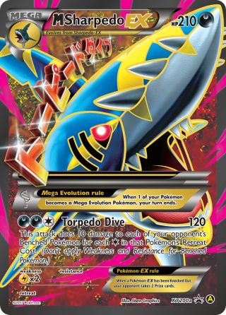 M Sharpedo-EX XY200a/211 — XY Black Star Promos Pokémon card
