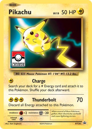 Pikachu XY202/211 — XY Black Star Promos Pokémon card