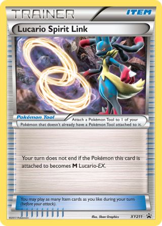 Lucario Spirit Link XY211/211 — XY Black Star Promos Pokémon card
