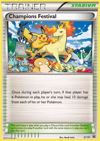 Champions Festival XY91/211 — XY Black Star Promos Pokémon card