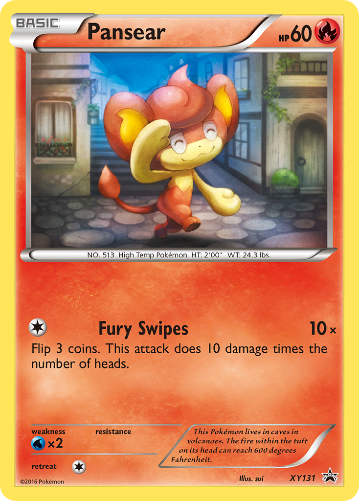 Pansear XY131/211 — XY Black Star Promos Pokémon card