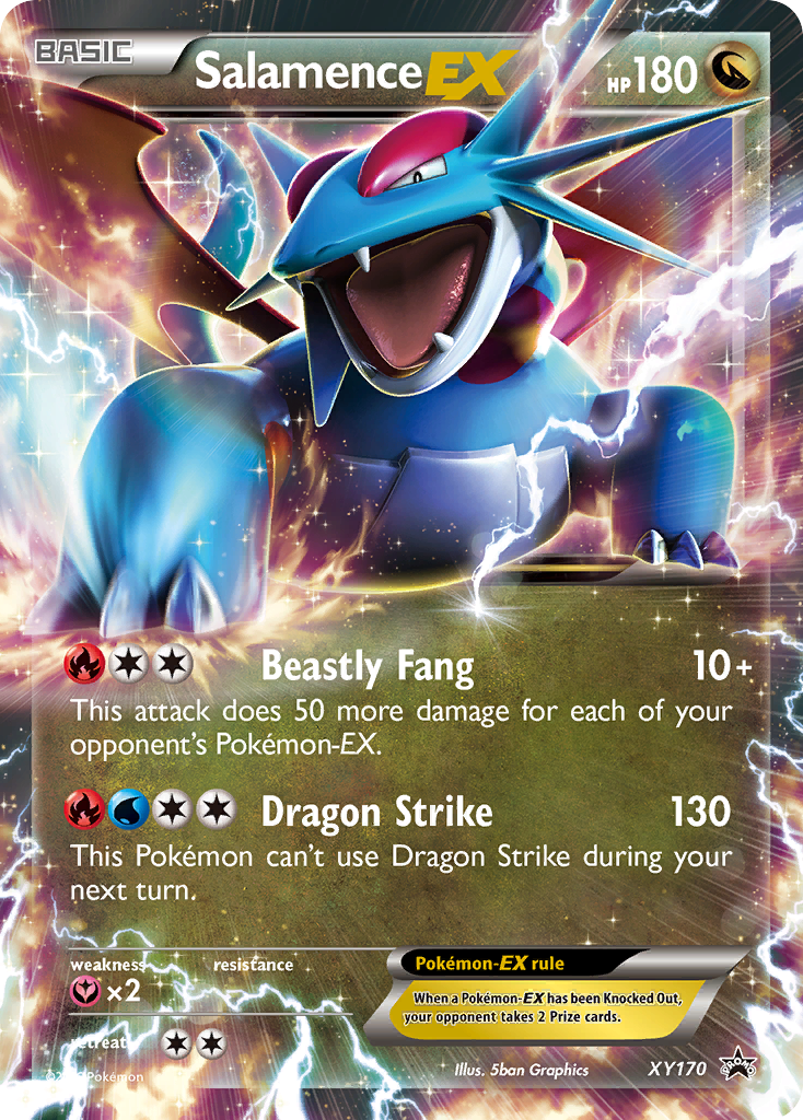 Salamence-EX XY170/211 — XY Black Star Promos Pokémon card
