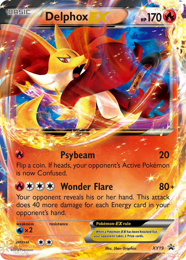 Delphox-EX XY19/211 — XY Black Star Promos Pokémon card