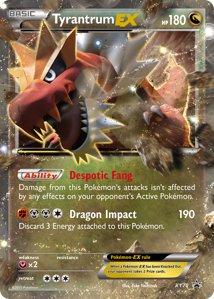 Tyrantrum-EX XY70/211 — XY Black Star Promos Pokémon card