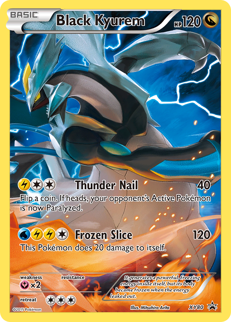 Black Kyurem XY80/211 — XY Black Star Promos Pokémon card